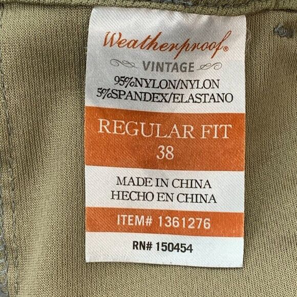 Weatherproof Shorts Men's sz 38 Regular Fit Gray Nylon Inseam 10" - Picture 6 of 7